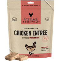 【VITAL ESSENTIALS VE】VC Cat Freeze-Dried Raw Mini Patties - Chicken - 3.75oz, 8oz & 15oz