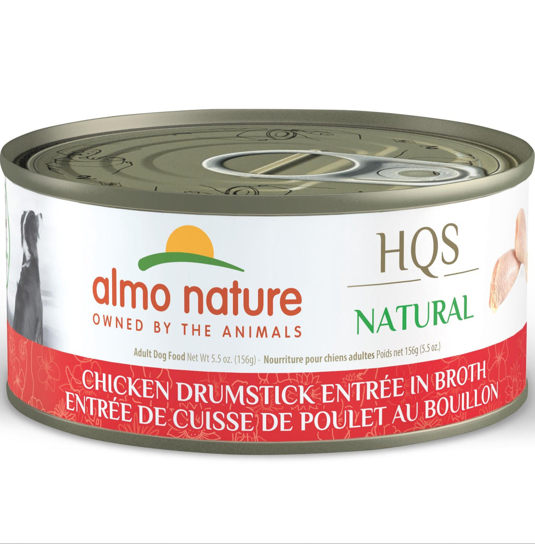 【Almo Nature】Canned Dog Food - Chicken Drumstick Entree in Broth - 5.5 oz
