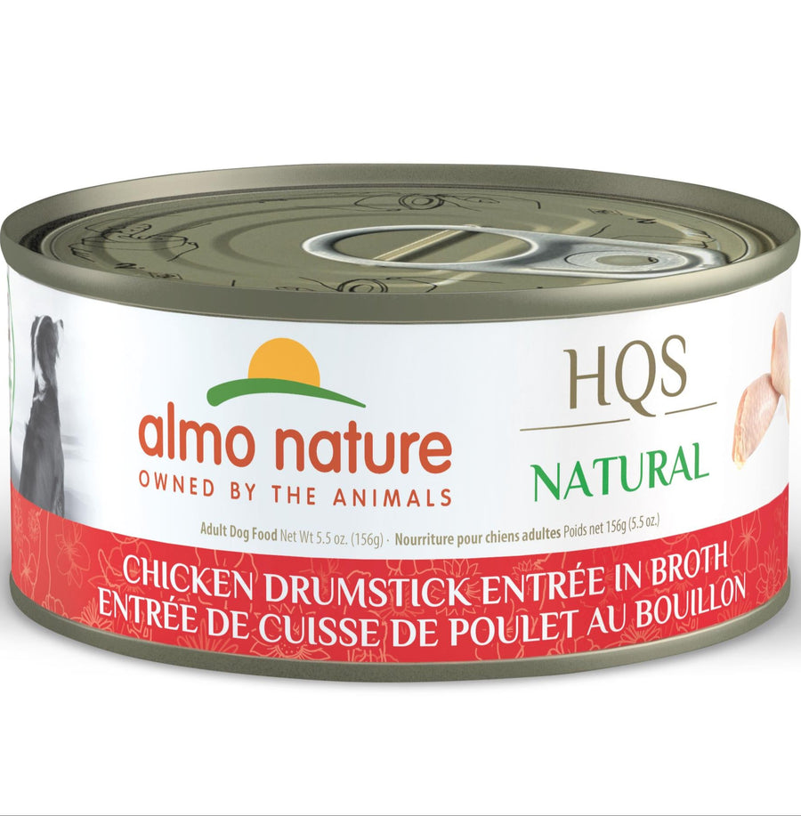 【Almo Nature】Canned Dog Food - Chicken Drumstick Entree in Broth - 5.5 oz