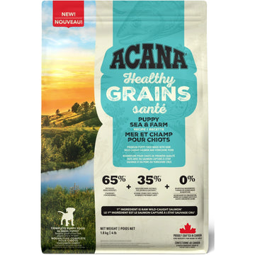 【Acana】Puppy Dry Food- Healthy Grains- Sea + Farm Recipe - 1.8kg &10.2 kg
