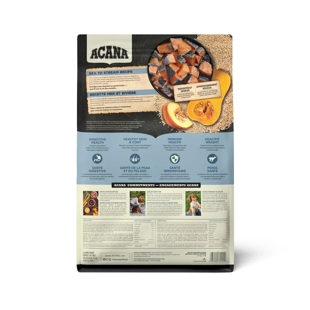 【Acana】Dog Dry Food- Healthy Grains Sea to Stream Recipe - 10.2 kg