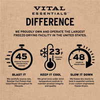 【VITAL ESSENTIALS VE】VC Cat Freeze-Dried Raw Mini Patties - Chicken - 3.75oz, 8oz & 15oz