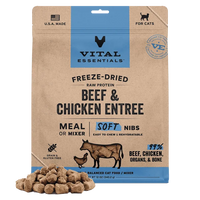 【VITAL ESSENTIALS VE】Vital Cat Freeze-Dried Soft Nibs - Beef & Chicken