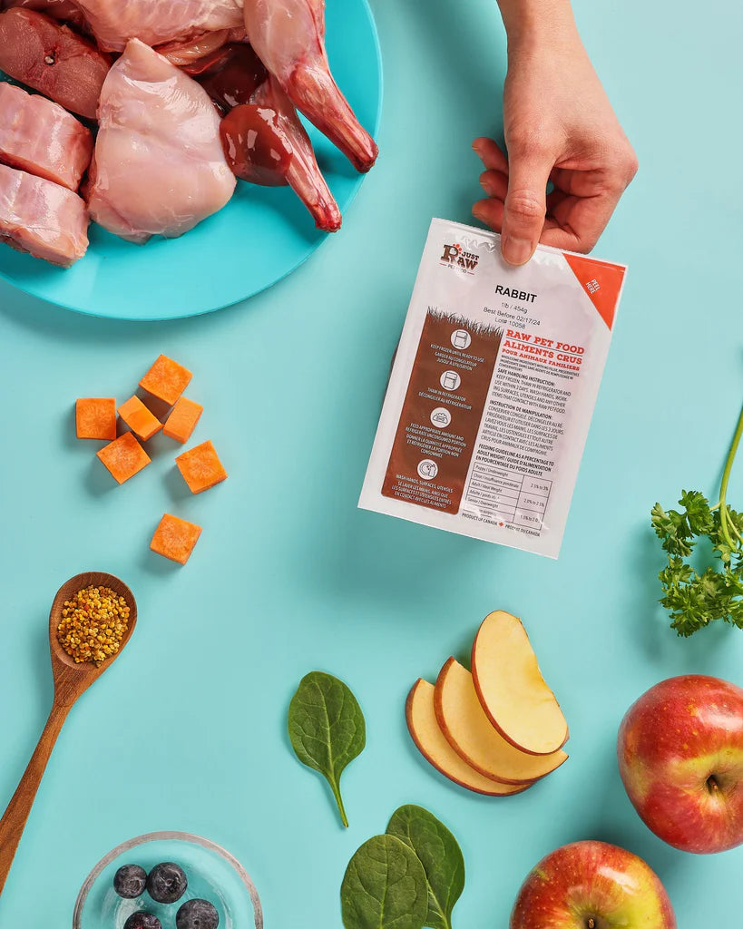 【Just Raw】Raw Cat & Dog Food - Rabbit - 0.5lb / 227g