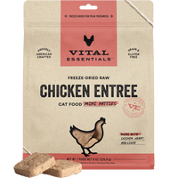 【VITAL ESSENTIALS VE】VC Cat Freeze-Dried Raw Mini Patties - Chicken - 3.75oz, 8oz & 15oz