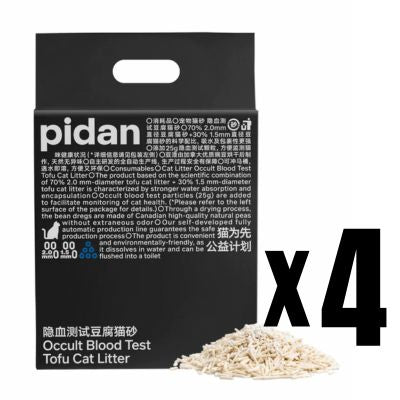 【PIDAN】原味豆腐猫砂 - 6L (在家帮助自检, 提示猫咪健康隐患) - 4包一箱
