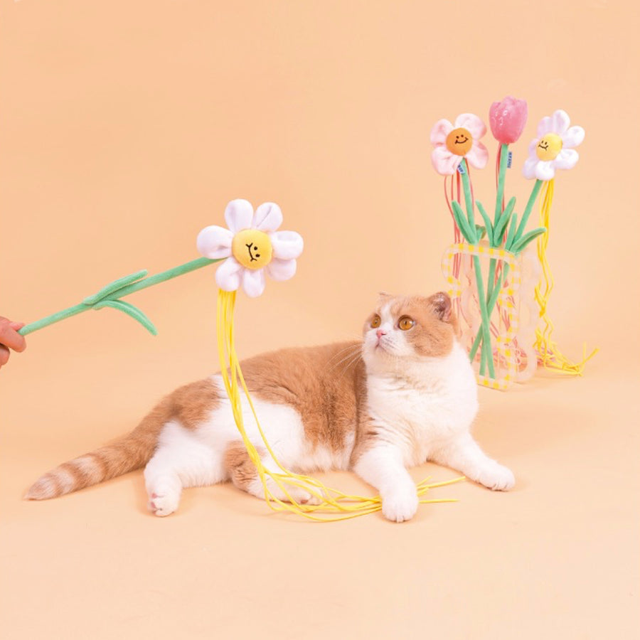 【PURLAB】猫薄荷逗猫棒 - 比四瓣多三瓣的小雏菊
