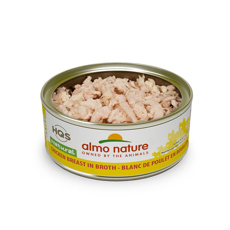 【Almo Nature】 Canned Cat Food - Chicken Breast in Broth (2.5 oz can)