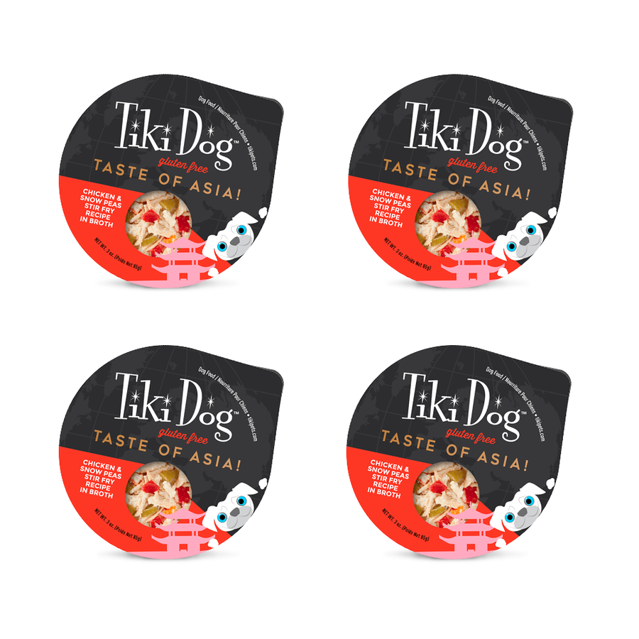 【Tiki Dog】Asian Chicken Stir Fry 3oz x 4