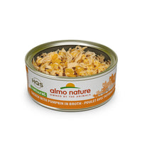 【Almo Nature】 Canned Cat Food - Chicken with Pumpkin in Broth (2.5 oz can)
