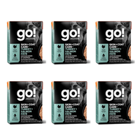 【Go! Solutions】Skin + Coat Care Pâté for Dogs - Turkey Salmon 12.5oz x6