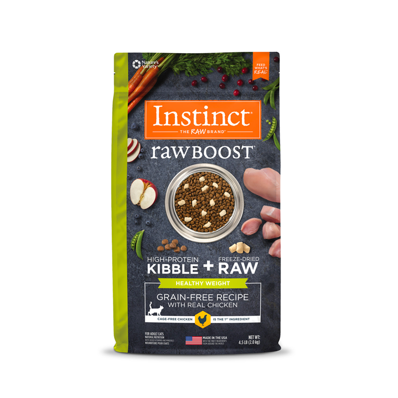 【INSTINCT】Original Raw Boost® Grain-Free Recipe Real Chicken Healthy Weight 10lb