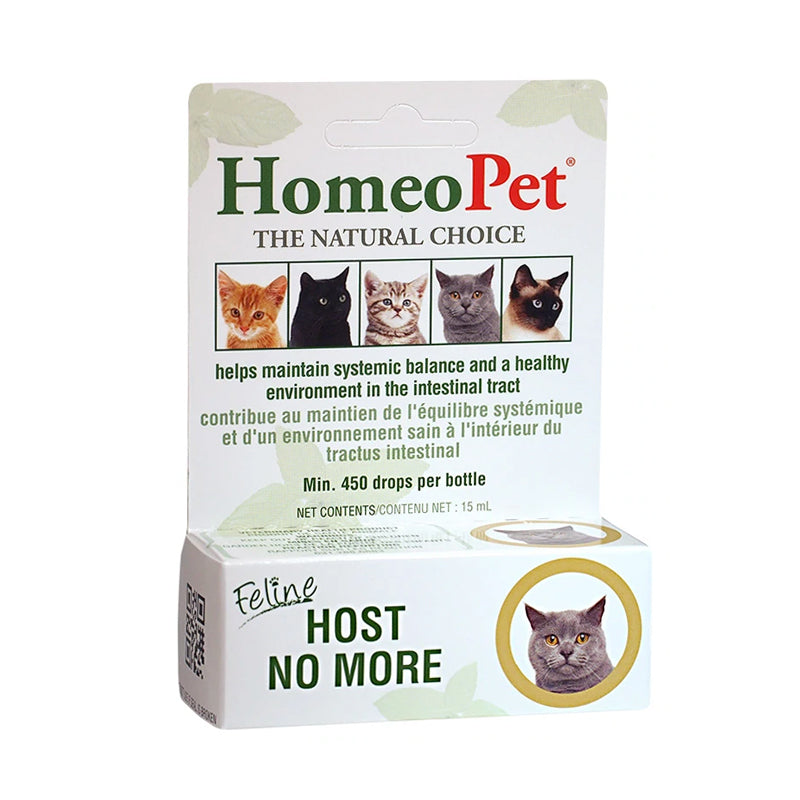 【HomeoPet】FELINE HOST NO MORE (Feline WRM Clear in the US)