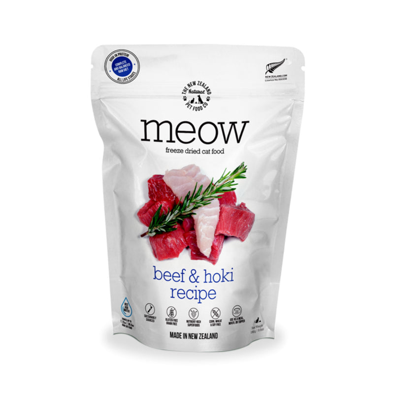 【Meow】Freeze-Dried Cat Food - Beef & Hoki