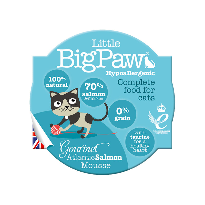 【Little Big Paw】猫猫肉泥慕斯杯 - 大西洋三文鱼 85 g