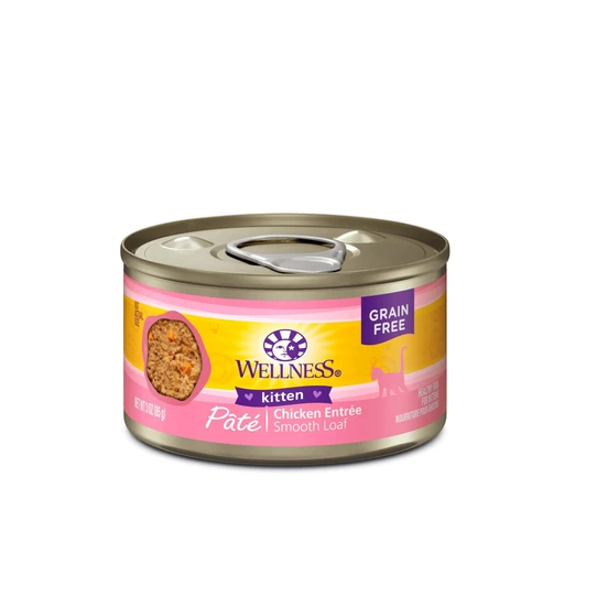 【Wellness】Canned Cat Food - Kitten Chicken Entree 3oz