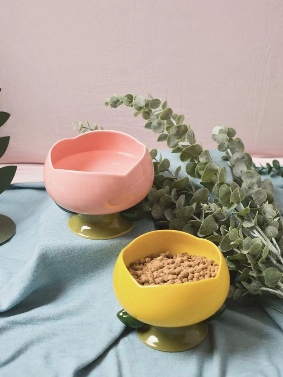 【CAMILY】Ceramic Blooming Flower Bowl - Pink