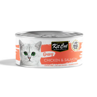 【Kit Cat】Gravy Series Chicken & Salmon - 80g
