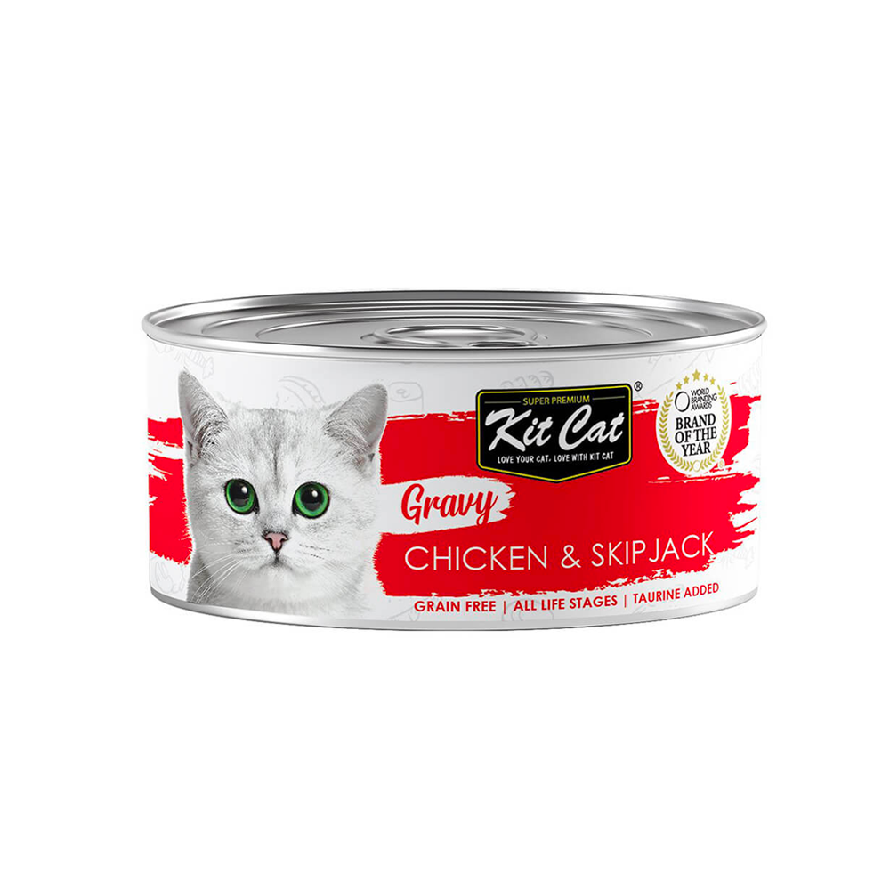 【Kit Cat】Gravy Series Chicken & Skipjack 80g