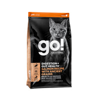 【Go! Solutions】Cat Dry Food - Digestion Gut Health Salmon Recipe w Ancient Grain
