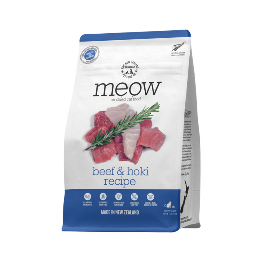 【6th Anniversary】Meow Air Dried Cat Bites -  BEEF & HOKI - 100g