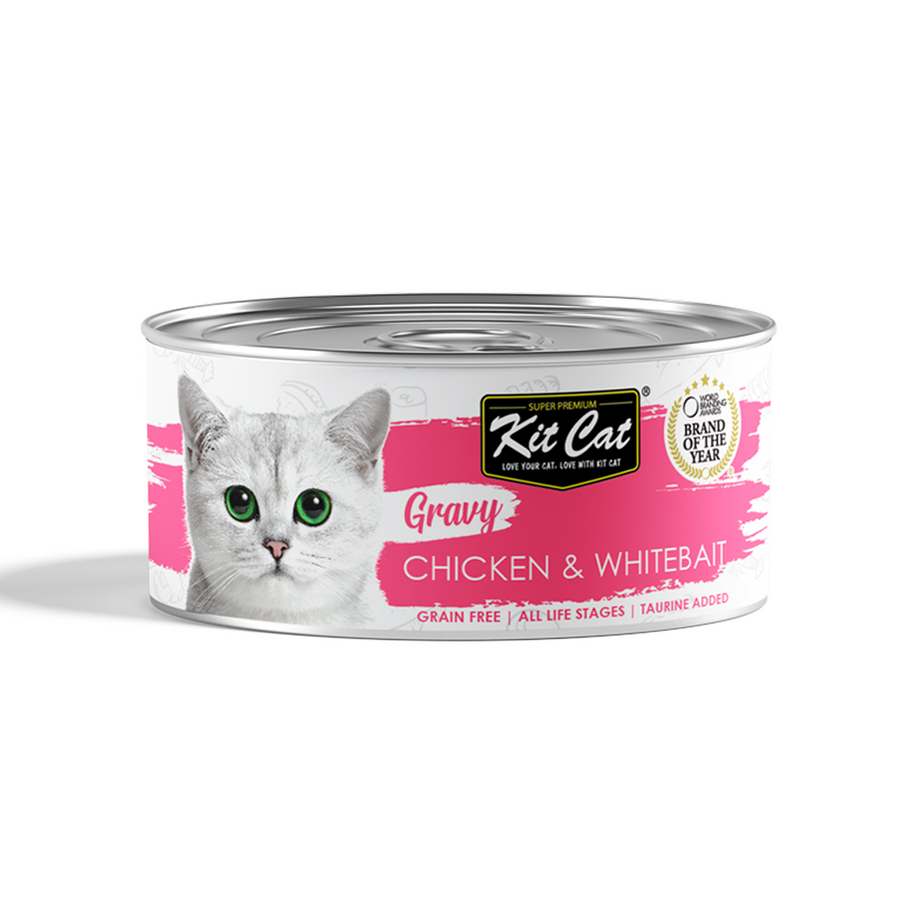 【Kit Cat】Gravy Series Chicken & Whitebait 80g