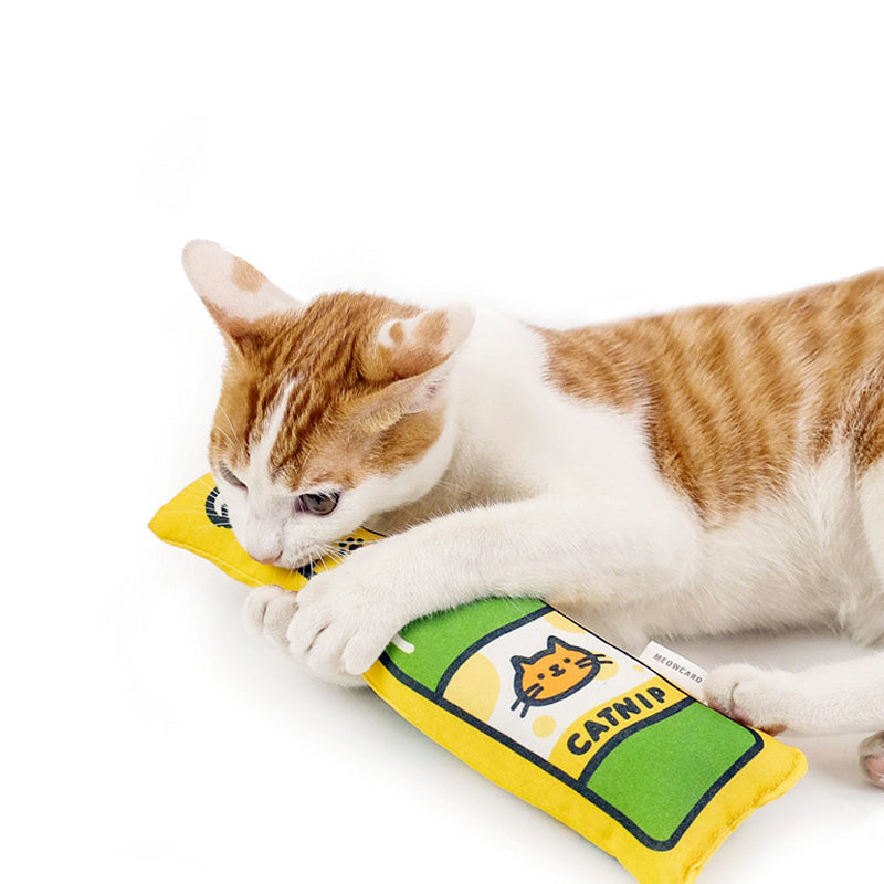 【MEOWCARD喵卡】猫咪猫薄荷抱枕－啤酒