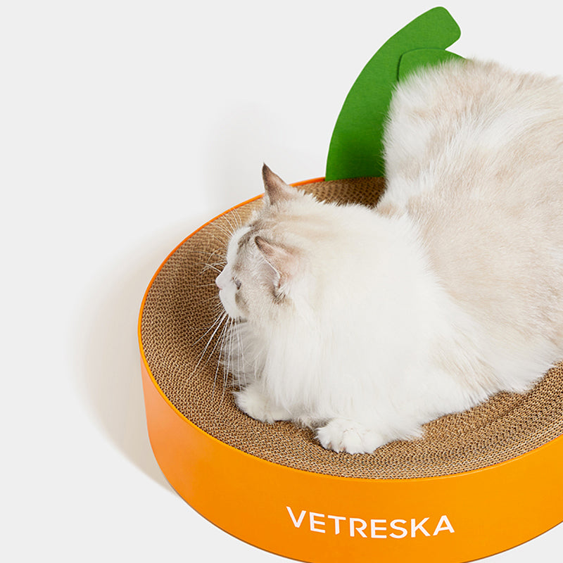 【Vetreska 未卡】橘子猫抓板