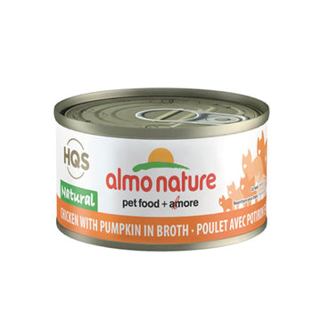 【Almo Nature】 Canned Cat Food - Chicken with Pumpkin in Broth (2.5 oz can)