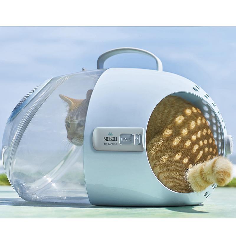 MOBOLI Travel Capsule Carrier - Blue - Pet Supplies - PawPawDear