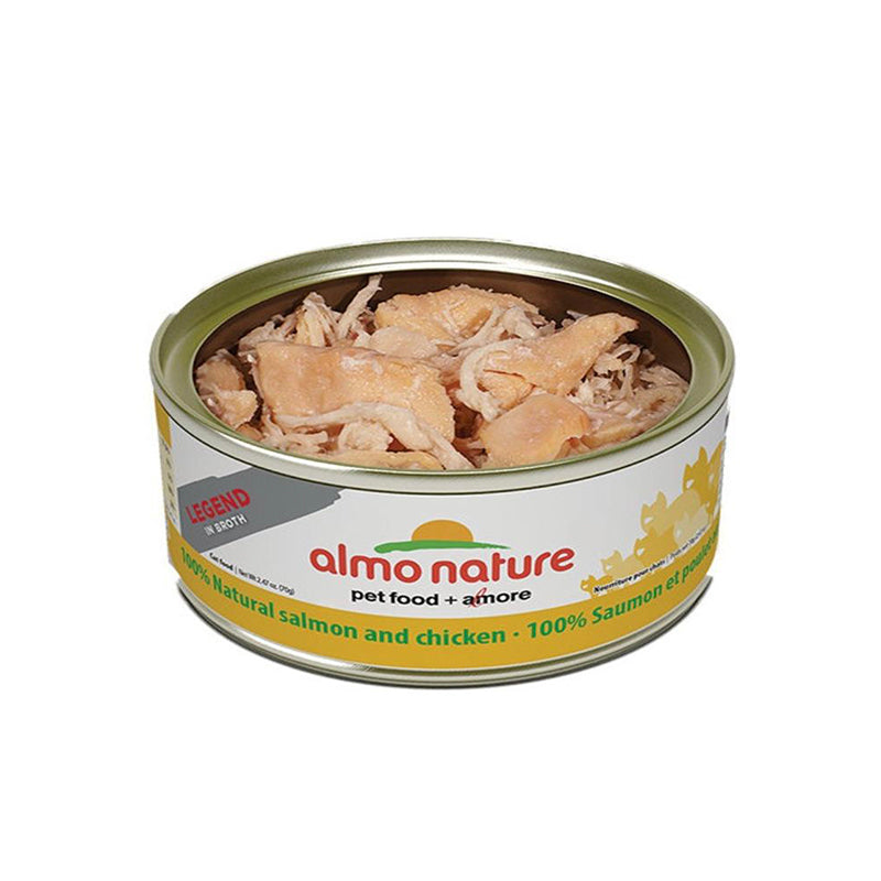 【Almo Nature】猫咪罐头 - 三文鱼鸡肉 2.5 oz