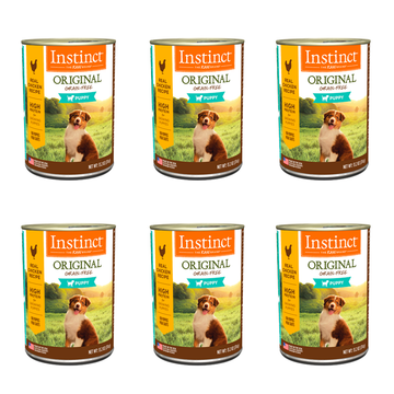 【INSTINCT - PUPPY】Canned Dog Food - Original Real Chicken Recipe 6 x 13.2oz