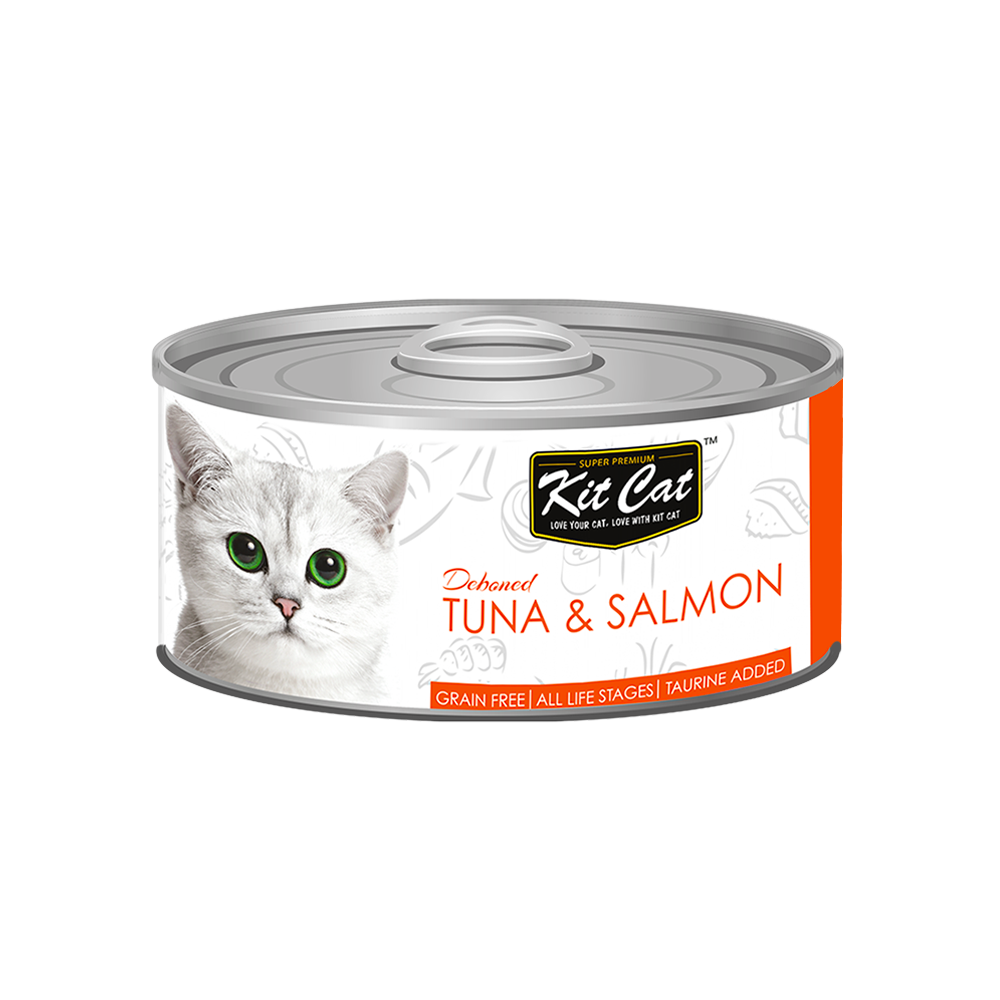 【Kit Cat】Deboned Tuna & Salmon 80g