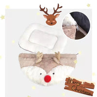 Christmas Reindeer Comfy Pet Bed