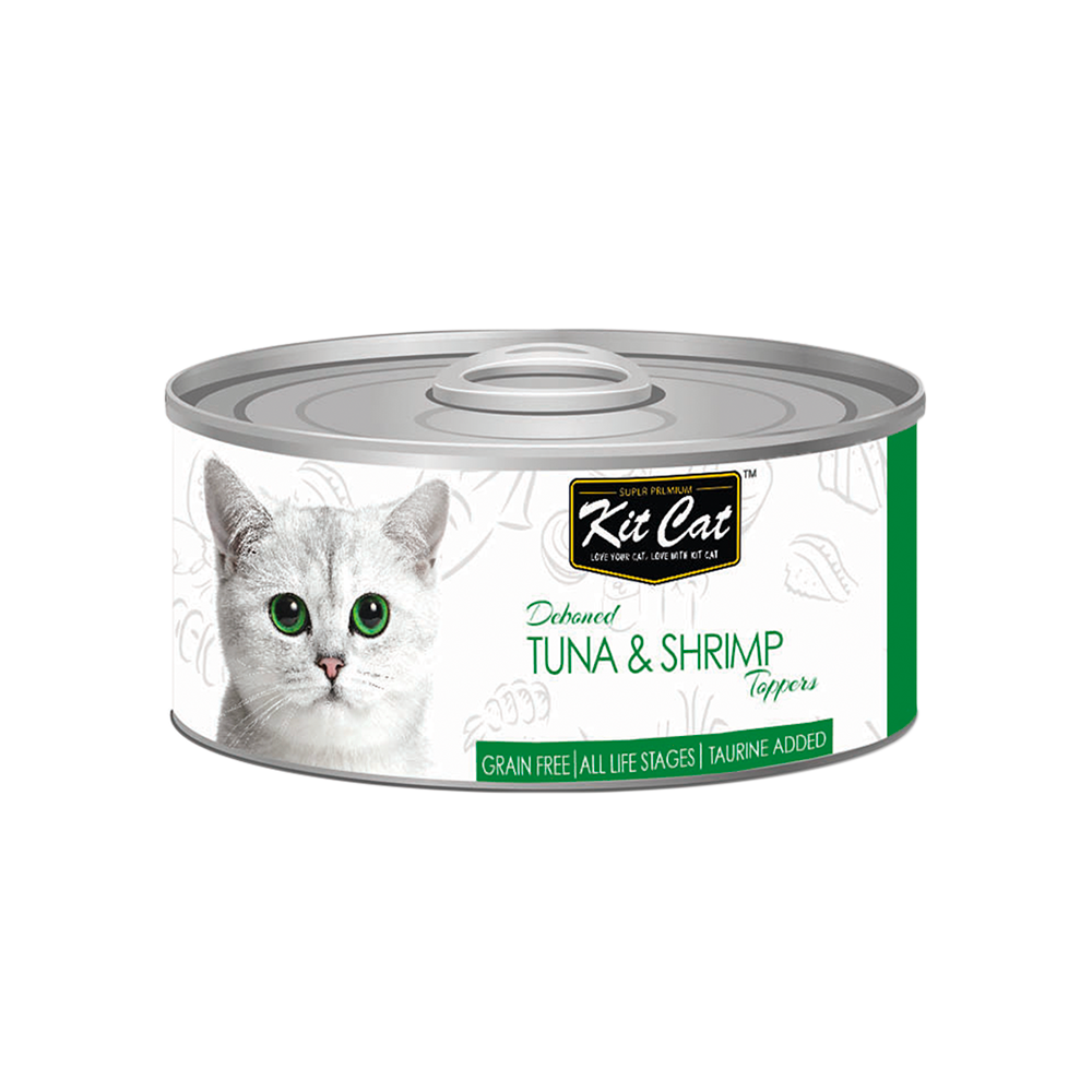 【Kit Cat】Deboned Tuna & Shirmp 80g