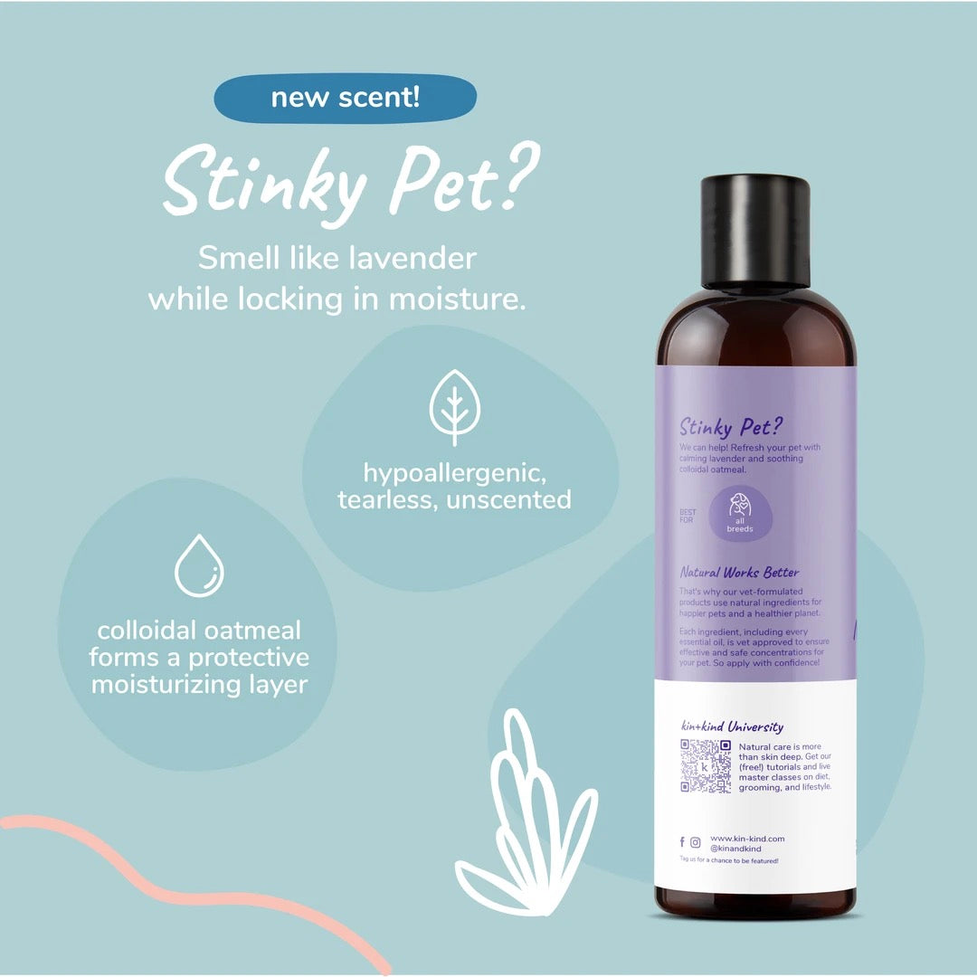 【Kin + Kind】Oatmeal Shampoo for Dogs & Cats - Lavender