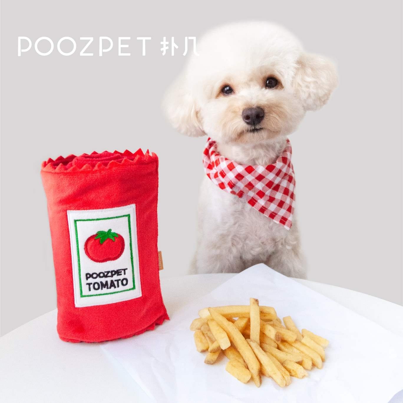 POOZPET Pet Training & Relaxing Toy - Ketchup - Pet Supplies - PawPawDear