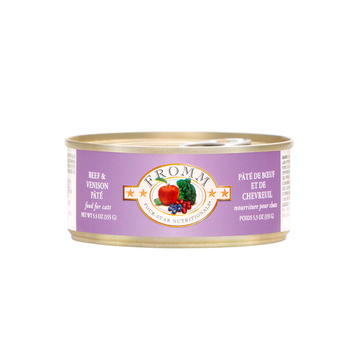 【Fromm】Four Star -  Wet Cat Food - Beef & Venison Pate  5.5oz