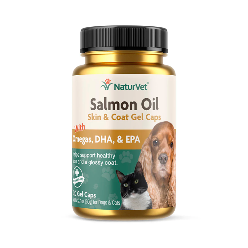 【NATURVET】Salmon Oil Skin & Coat Gel Caps