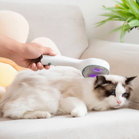 Rechargeable Grooming Comb for Pets with UV Sanitizer