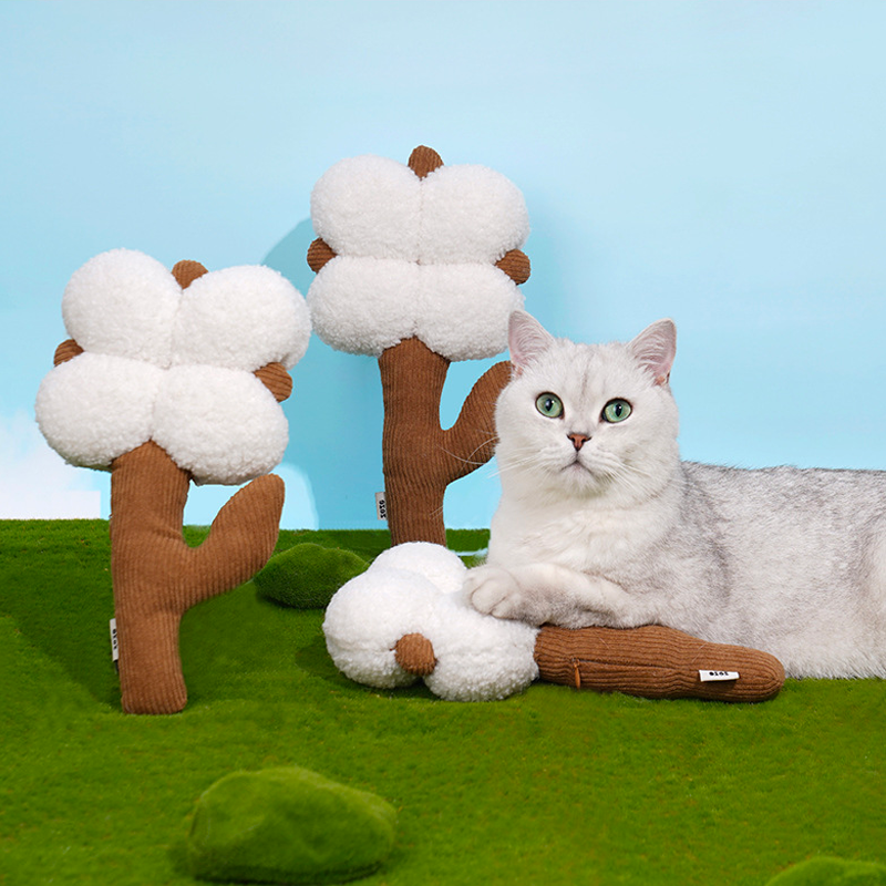 Cotton Catnip Toy Cat Pillow