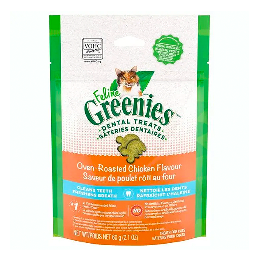 【Greenies】 猫咪洁齿零食 - 鸡肉 2.1oz