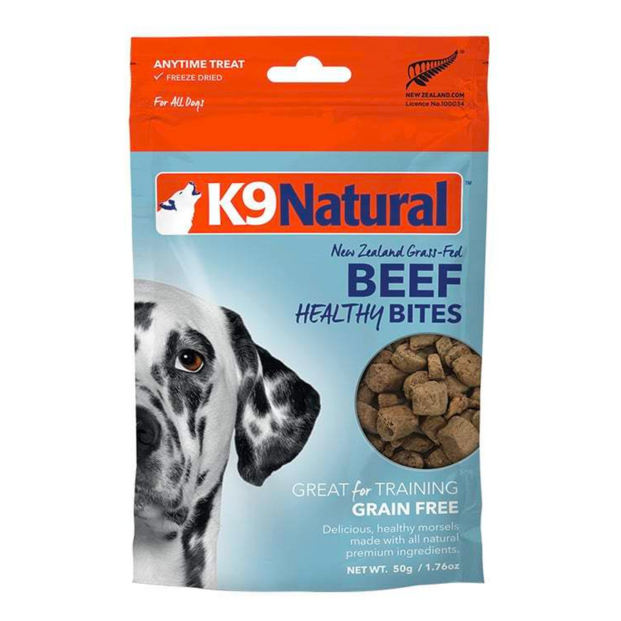 【K9 Natural】Dog Treat - Beef Bites 50g