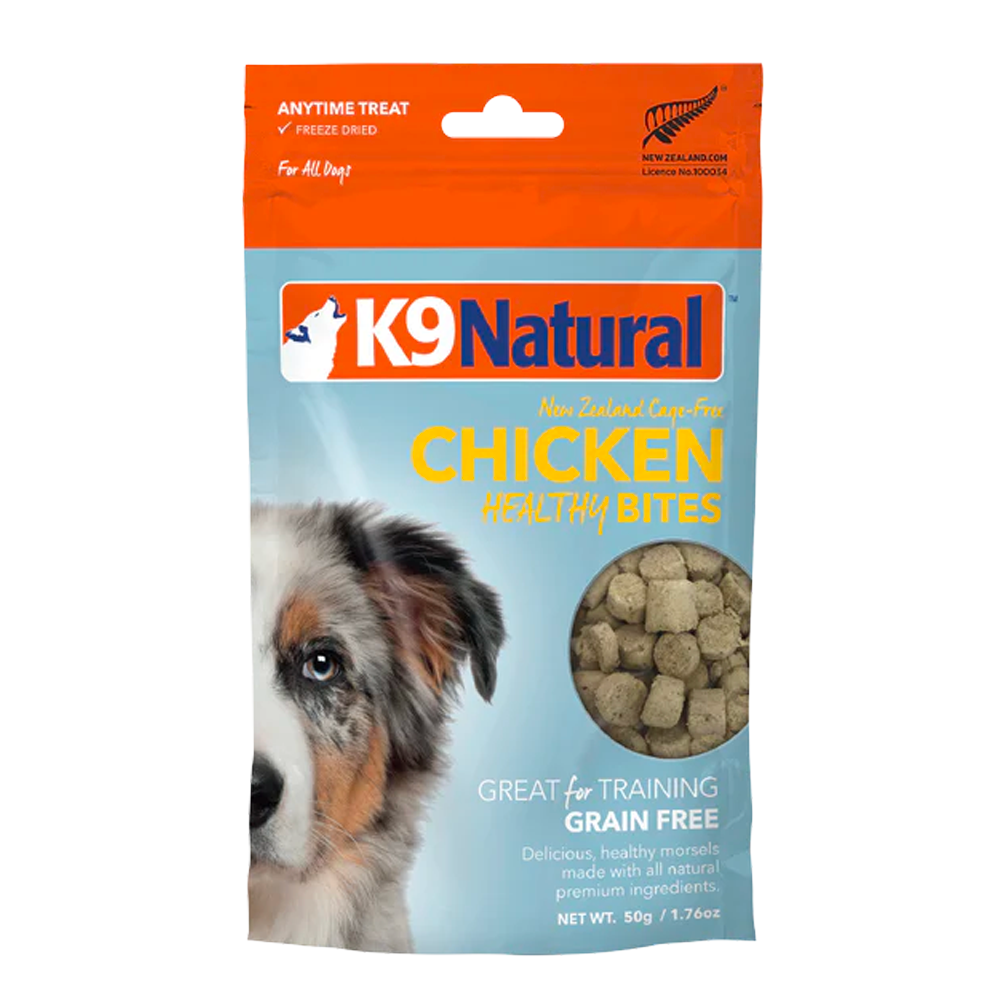 【K9 Natural】Dog Treat - Chicken Bites 50g