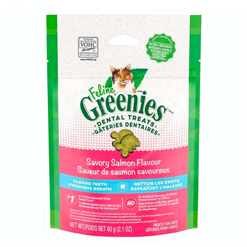【Greenies】 Feline Complete Dental Treat - Salmon 2.1oz