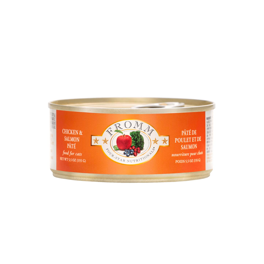 【Fromm】Four Star -  Wet Cat Food - Chicken & Salmon Pate  5.5oz