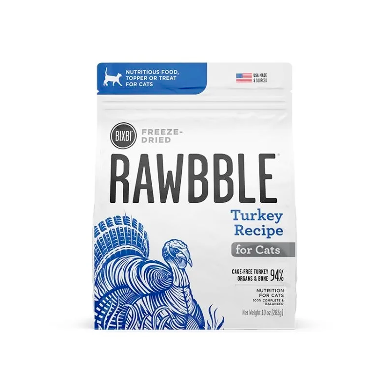 【BIXBI】RAWBBLE® Freeze-Dried Cat Food - Turkey