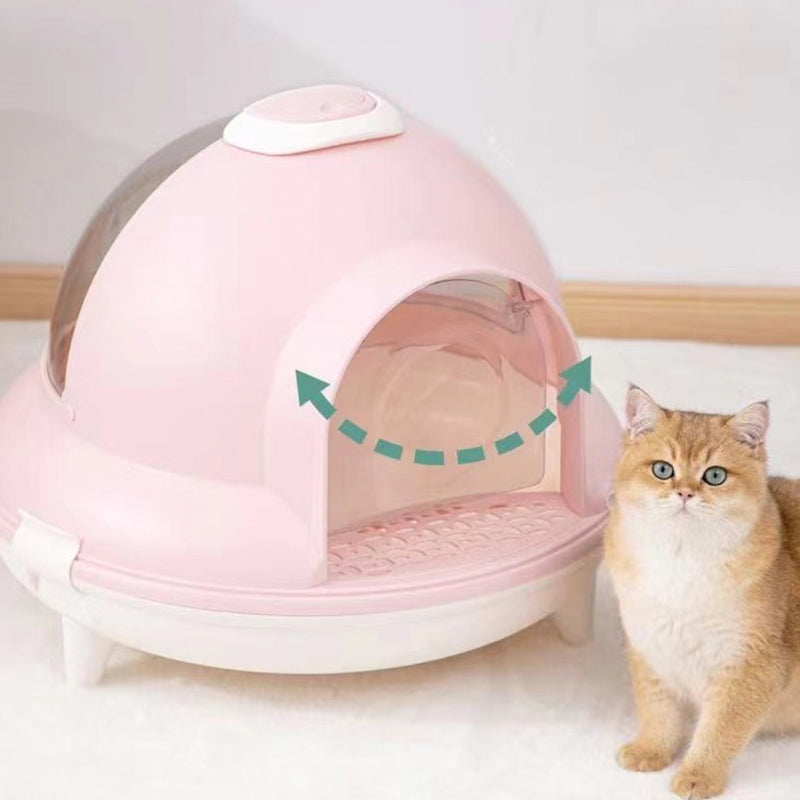 【EVERCUTE】UFO CAT LITTER BOX - PINK