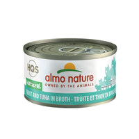 【Almo Nature】 Canned Cat Food - Trout & Tuna in Broth (2.5 oz can)