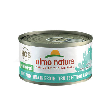 【Almo Nature】 Canned Cat Food - Trout & Tuna in Broth (2.5 oz can)